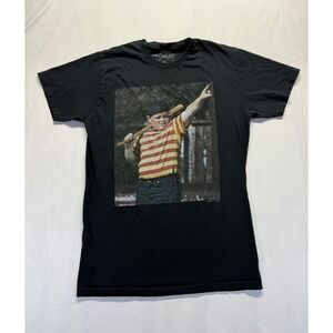 The Sandlot T Shirt Mens Large Black Cotton Baseball Movie Hamilton 'Ham' Porter